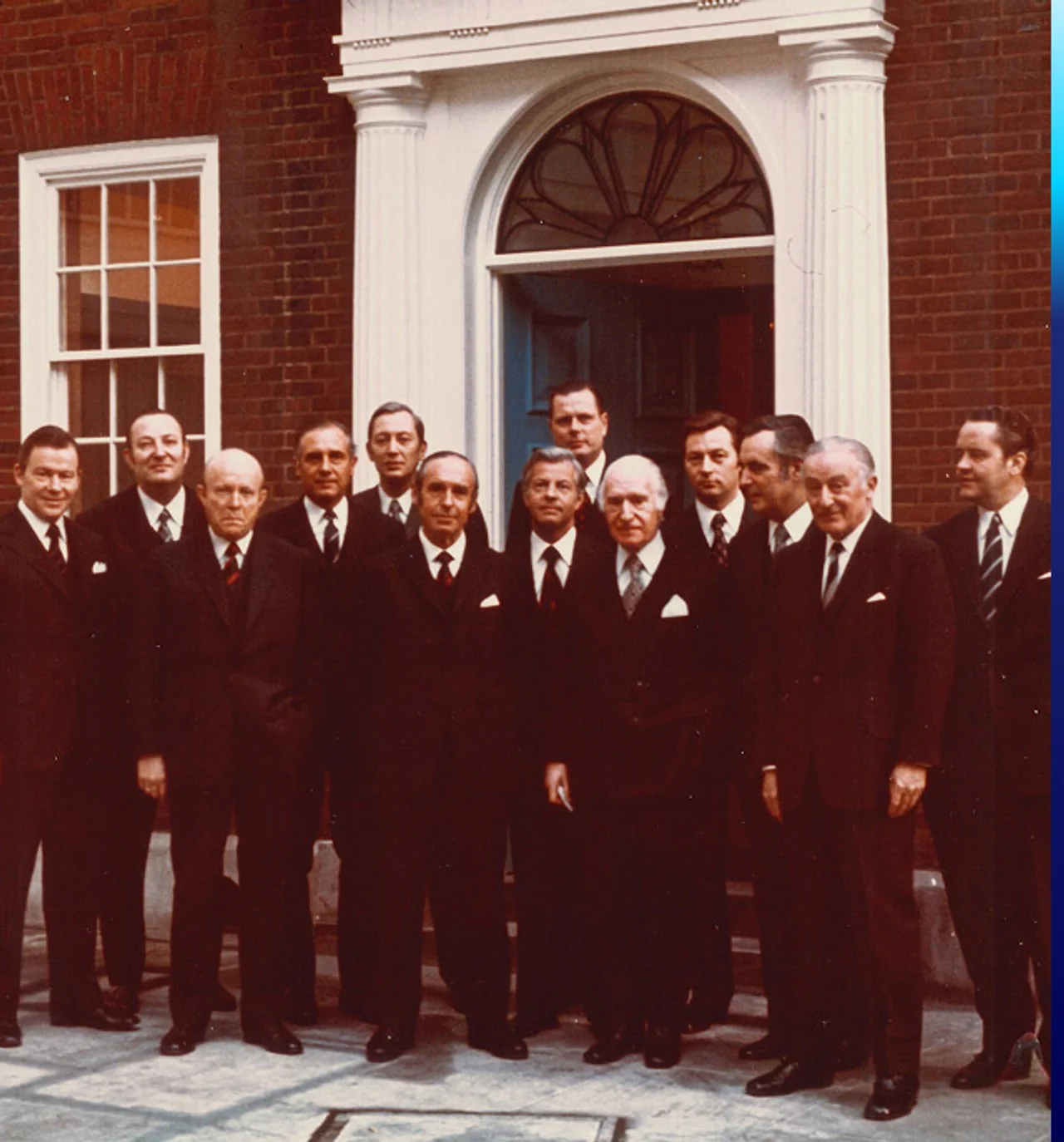 Employees of the Deutsche Bank London Rep Office in 1973